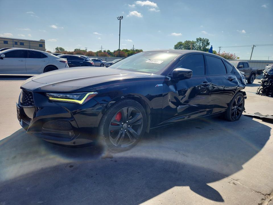 ACURA TLX 2021 with VIN 19UUB6F54MA010940 - Photo from auction
