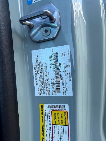 Photo 10 from auction – 2022 FORD MUSTANG with VIN 1FA6P8R01N5554218