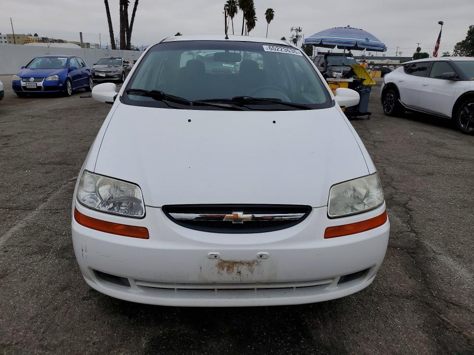 Photo 5 from auction – 2006 CHEVROLET AVEO with VIN KL1TD56696B675828