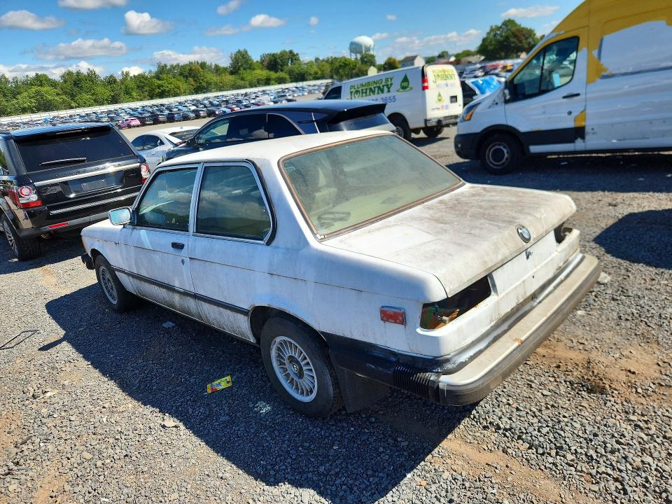 Photo 2 from auction – 1982 BMW 320 with VIN WBAAG4300C8070152