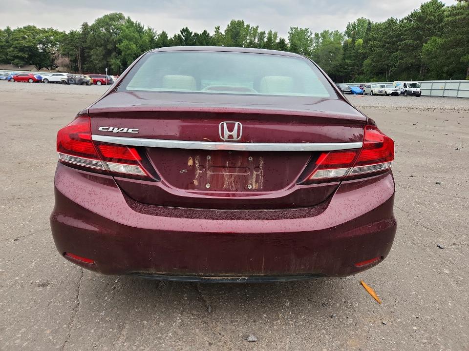 Photo 6 from auction – 2013 HONDA CIVIC with VIN 19XFB2F55DE089709