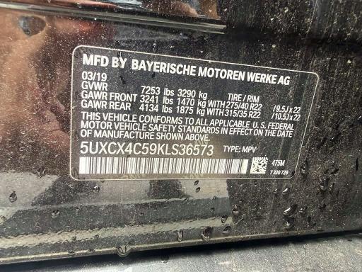 Photo 11 from auction – 2019 BMW X7 with VIN 5UXCX4C59KLS36573
