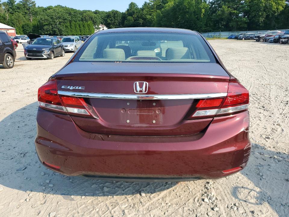 Photo 6 from auction – 2013 HONDA CIVIC with VIN 19XFB2F50DE280437