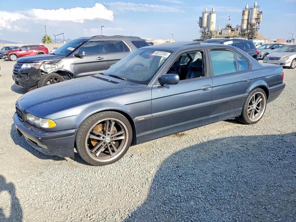 BMW 740 2001 with VIN WBAGG83411DN85685 - Photo from auction