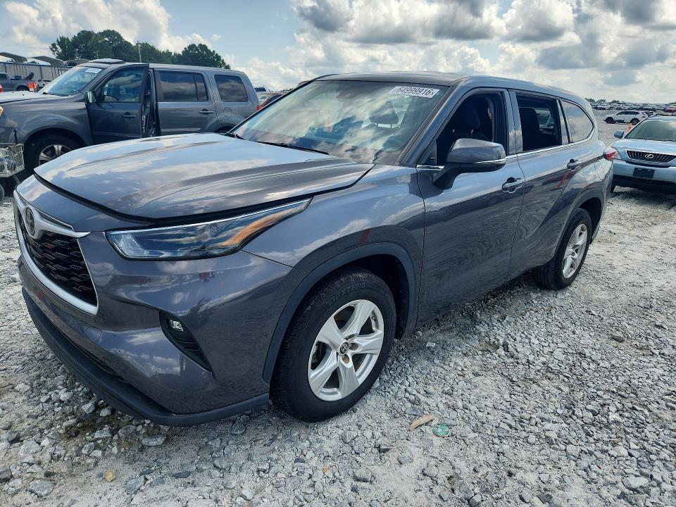 TOYOTA HIGHLANDER 2022 с VIN 5TDZZRAH5NS544469 - Фото с аукциона
