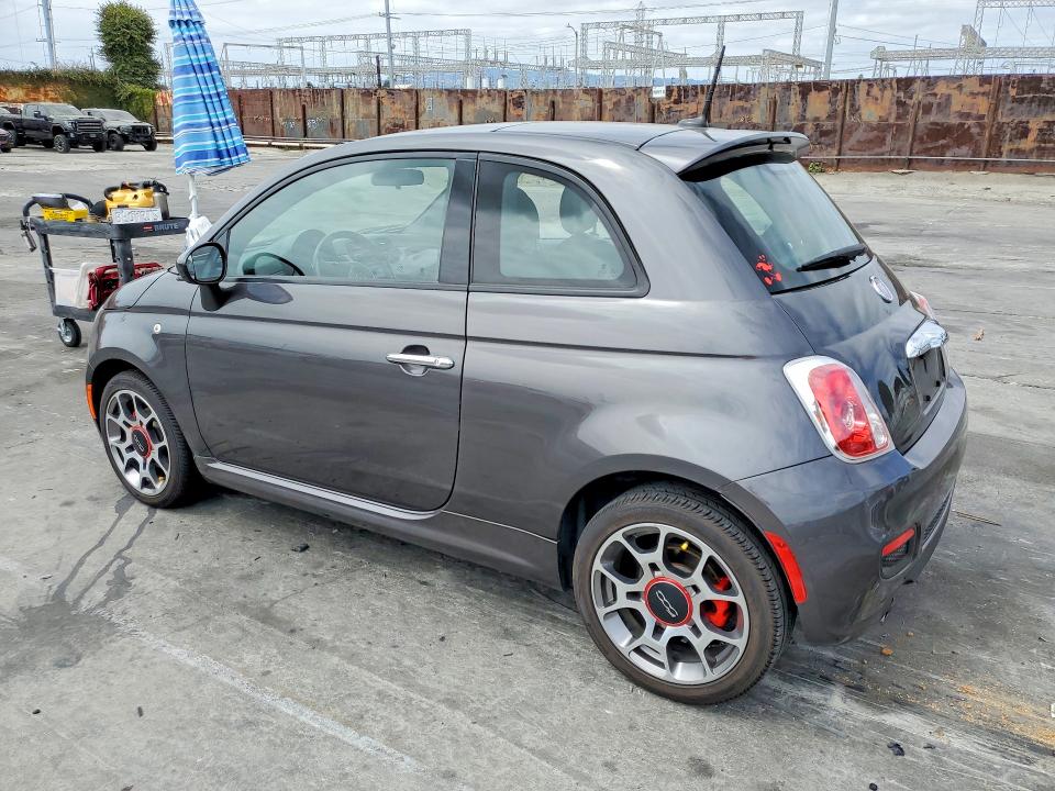 Photo 2 from auction – 2015 FIAT 500 with VIN 3C3CFFBRXFT502783