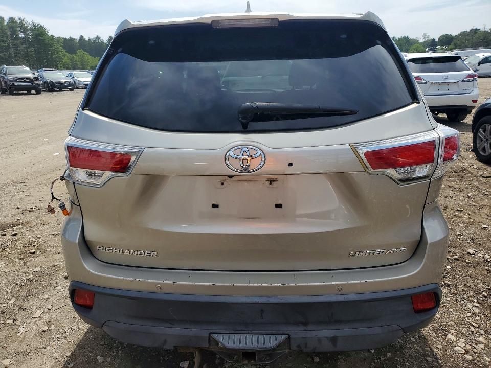 Photo 6 from auction – 2014 TOYOTA HIGHLANDER with VIN 5TDDKRFH7ES015600