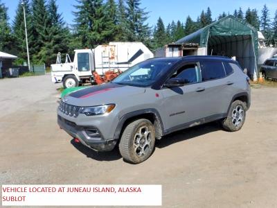 JEEP COMPASS 2022 con VIN 3C4NJDDB7NT223670 - Foto de la subasta