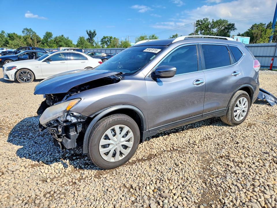 NISSAN ROGUE 2016 with VIN KNMAT2MT3GP596606 - Photo from auction