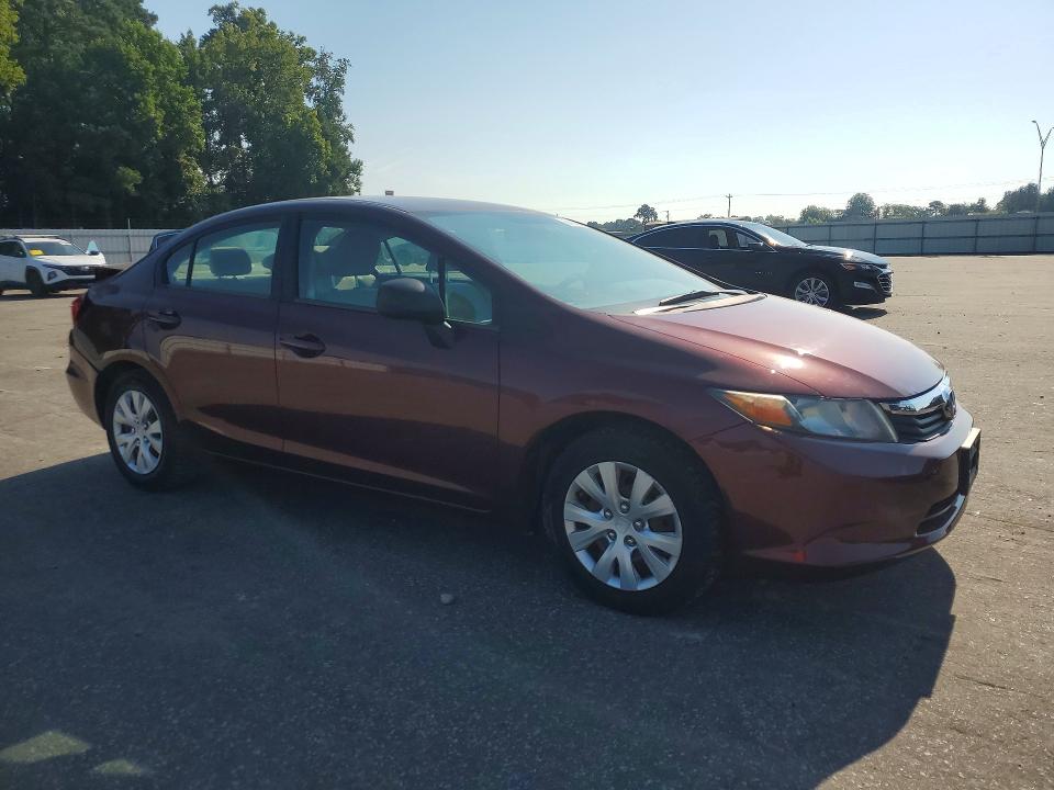 Photo 4 from auction – 2012 HONDA CIVIC with VIN 19XFB2F56CE360310