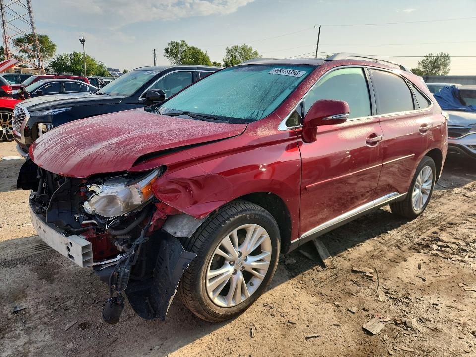 LEXUS RX 2012 with VIN JTJBC1BA9C2429686 - Photo from auction