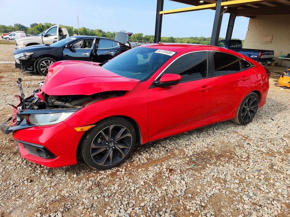 HONDA CIVIC 2019 with VIN 2HGFC2F84KH570433 - Photo from auction