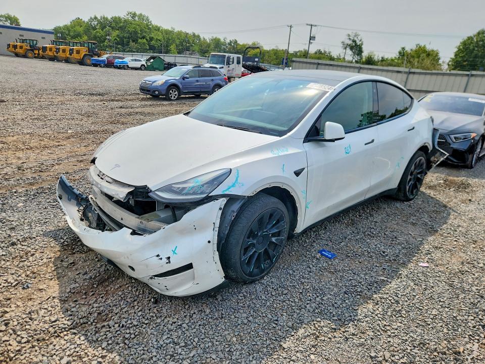 TESLA MODEL Y 2020 with VIN 5YJYGDEE5LF041742 - Photo from auction