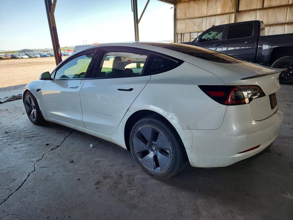 Photo 2 from auction – 2022 TESLA MODEL 3 with VIN 5YJ3E1EB5NF351610