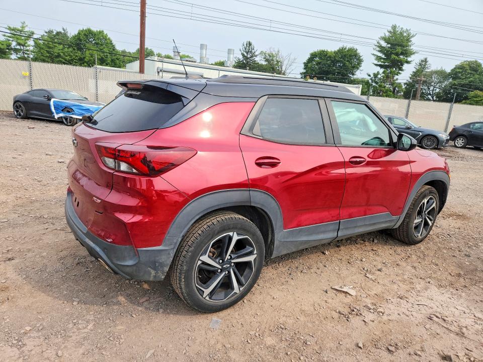 Photo 3 from auction – 2021 CHEVROLET TRAILBLAZER with VIN KL79MUSL0MB035431