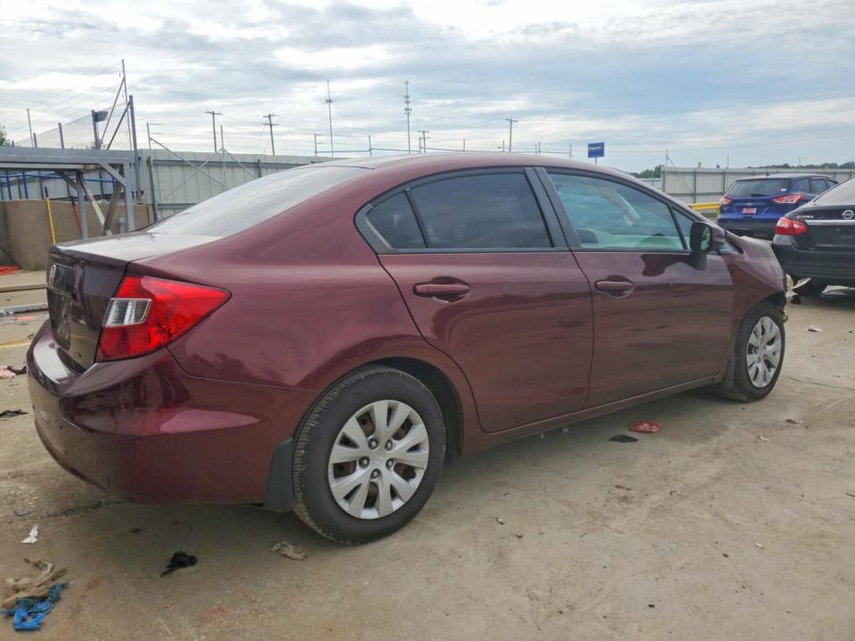 Photo 3 from auction – 2012 HONDA CIVIC with VIN 19XFB2F56CE064333