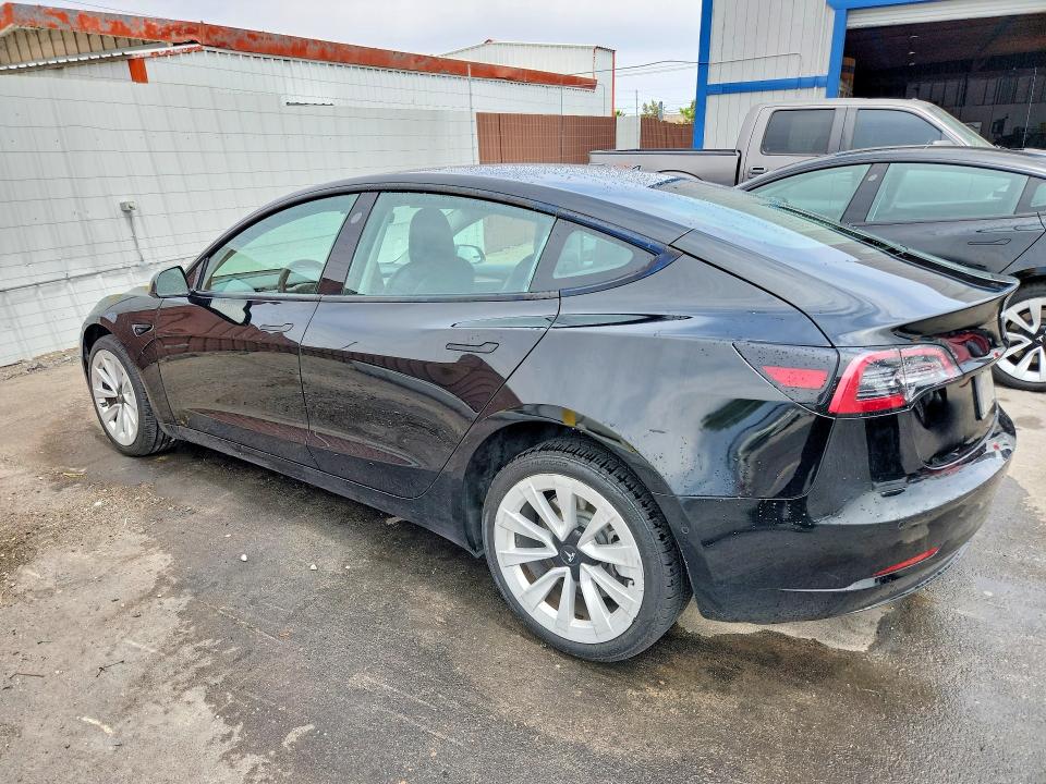 Photo 2 from auction – 2022 TESLA MODEL 3 with VIN 5YJ3E1EA2NF369683