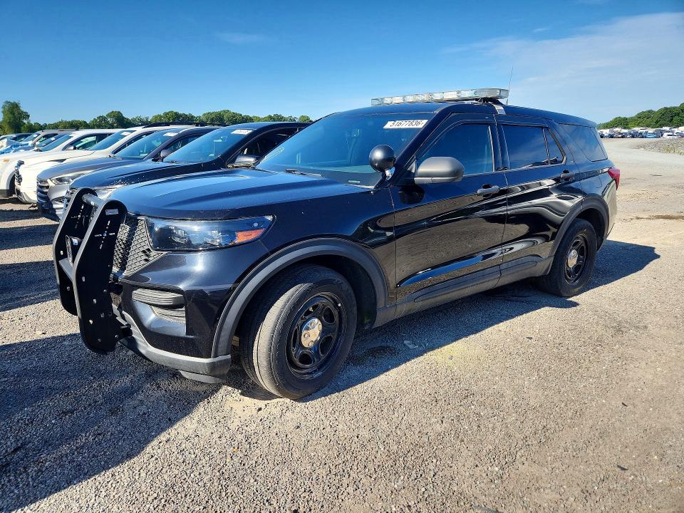FORD EXPLORER 2021 with VIN 1FM5K8AB5MGA07355 - Photo from auction