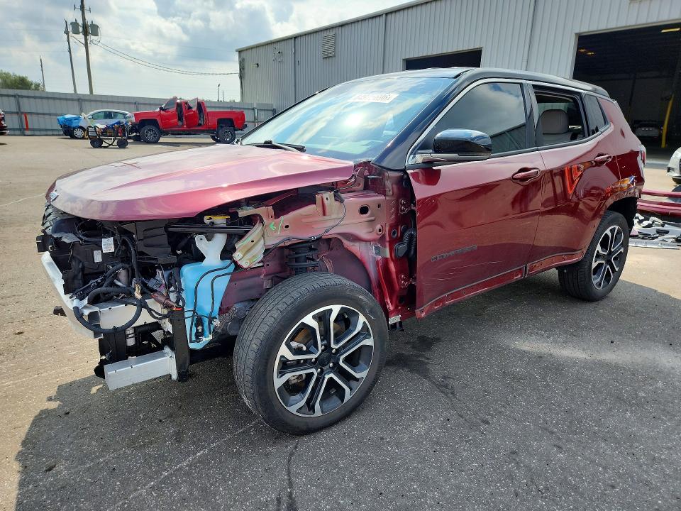 JEEP COMPASS 2022 with VIN 3C4NJDCB9NT108473 - Photo from auction