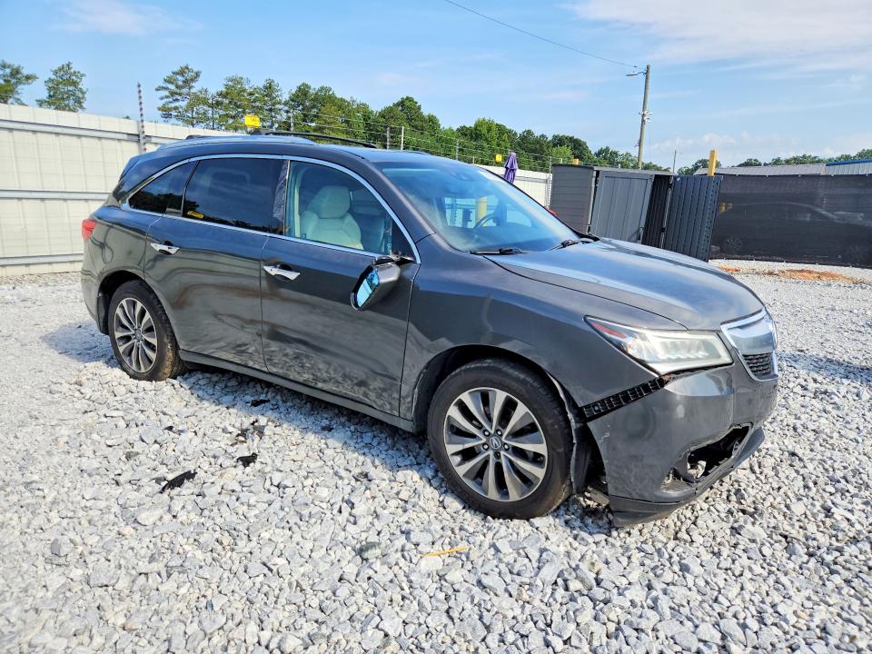 Photo 4 from auction – 2016 ACURA MDX with VIN 5FRYD3H64GB014091