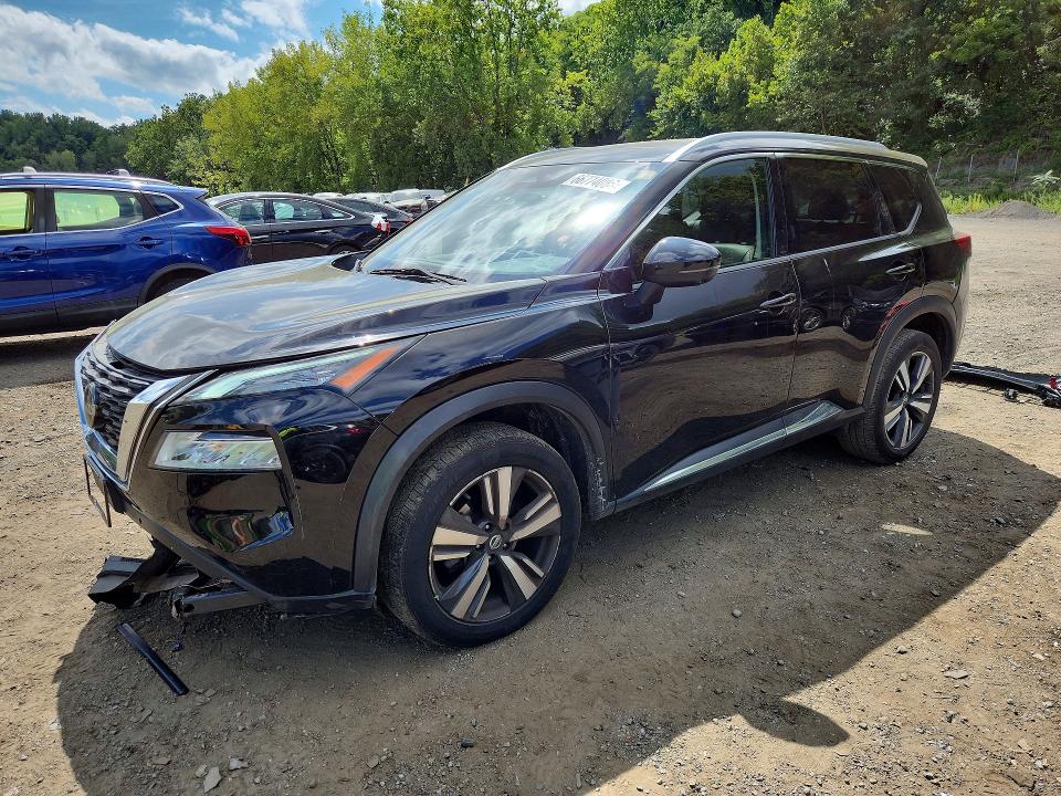 NISSAN ROGUE 2021 with VIN JN8AT3CB0MW227125 - Photo from auction