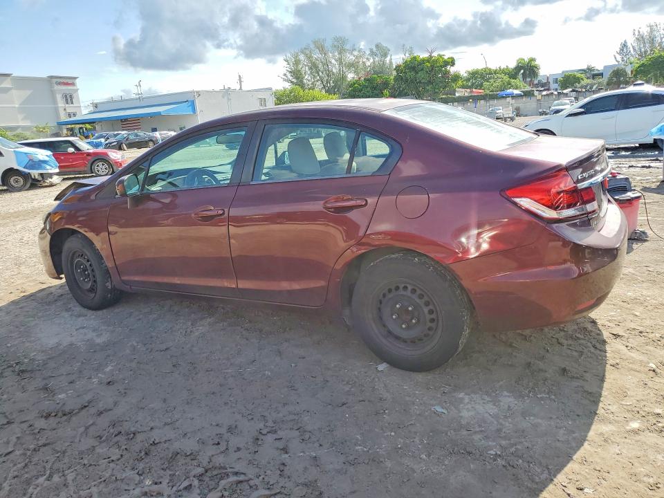 Photo 2 from auction – 2015 HONDA CIVIC with VIN 19XFB2F58FE064290