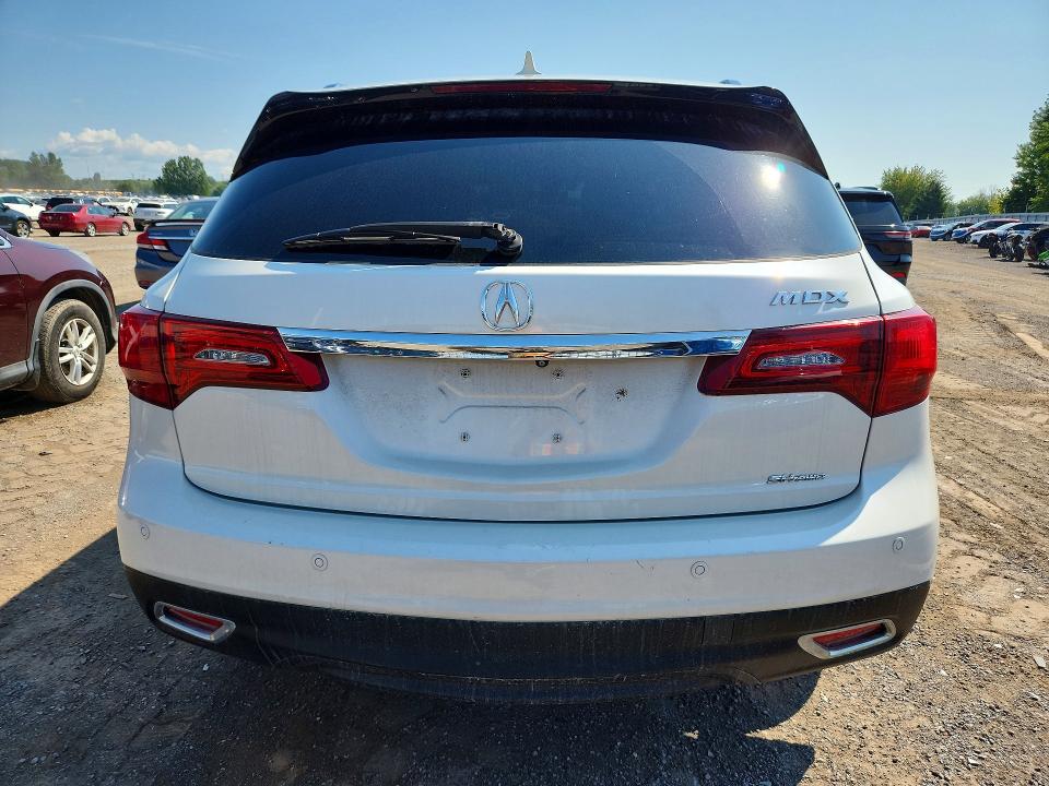 Photo 6 from auction – 2016 ACURA MDX with VIN 5FRYD4H87GB501745