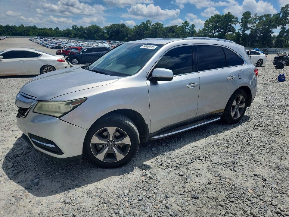 ACURA MDX 2014 with VIN 5FRYD3H28EB008644 - Photo from auction