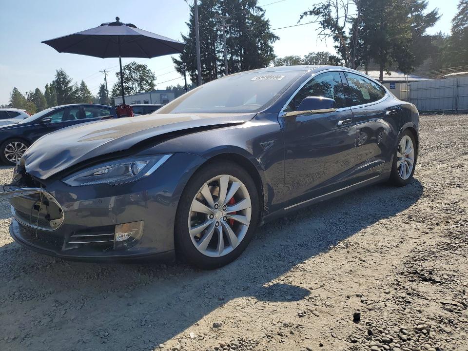 TESLA MODEL S 2015 with VIN 5YJSA4H44FF081289 - Photo from auction