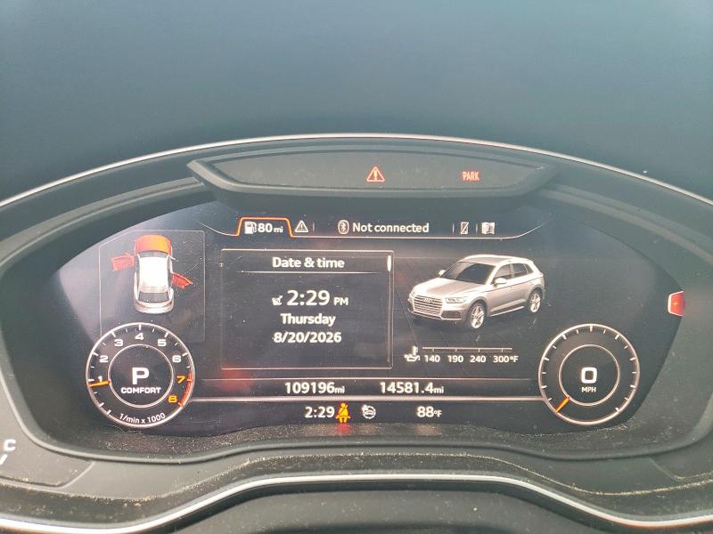 Photo 9 from auction – 2018 AUDI Q5 with VIN WA1BNAFY1J2211432