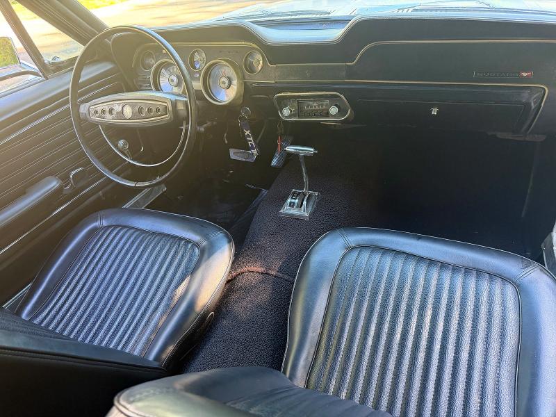 Photo 9 from auction – 1968 FORD MUSTANG 2D with VIN 8R01C108819