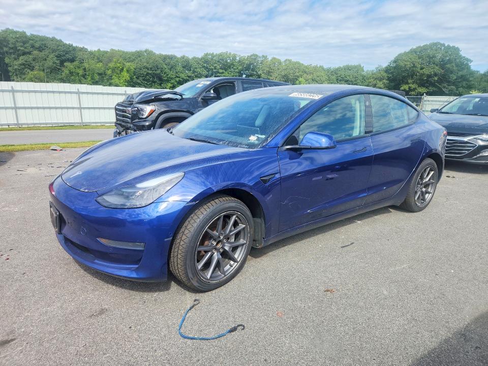 TESLA MODEL 3 2022 with VIN 5YJ3E1EA1NF371277 - Photo from auction