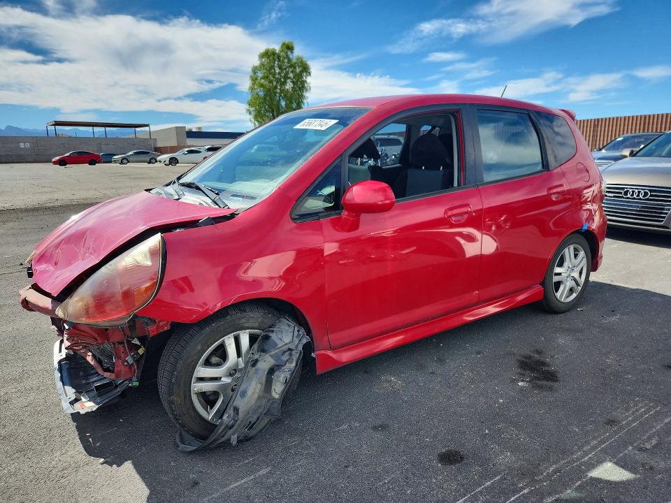 HONDA FIT 2008 with VIN JHMGD38688S050883 - Photo from auction