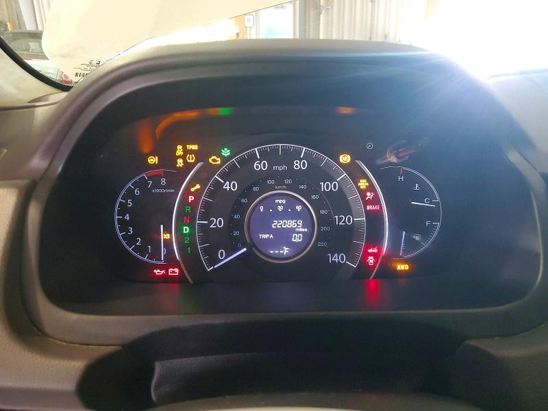 Photo 9 from auction – 2012 HONDA CR-V with VIN 5J6RM4H58CL079742