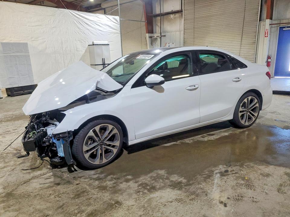 AUDI A3 2025 with VIN WAUGUDGY9SA130634 - Photo from auction