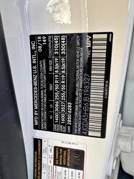 Photo 10 from auction – 2018 MERCEDES-BENZ GLE with VIN 4JGDA5HB6JB198327