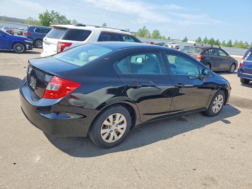 Photo 3 from auction – 2012 HONDA CIVIC with VIN 19XFB2F55CE079017