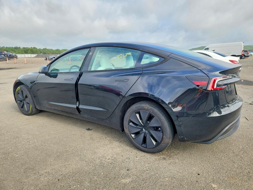 Photo 2 from auction – 2025 TESLA MODEL 3 with VIN 5YJ3E1EA2SF044091