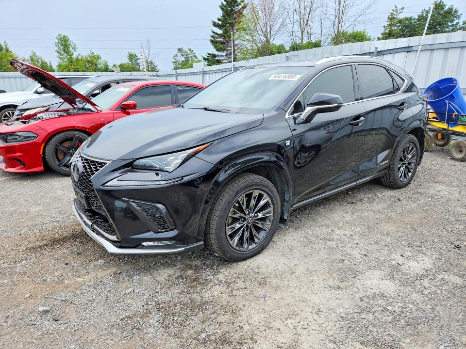 LEXUS NX 2021 with VIN JTJSJRDZ6M2153377 - Photo from auction