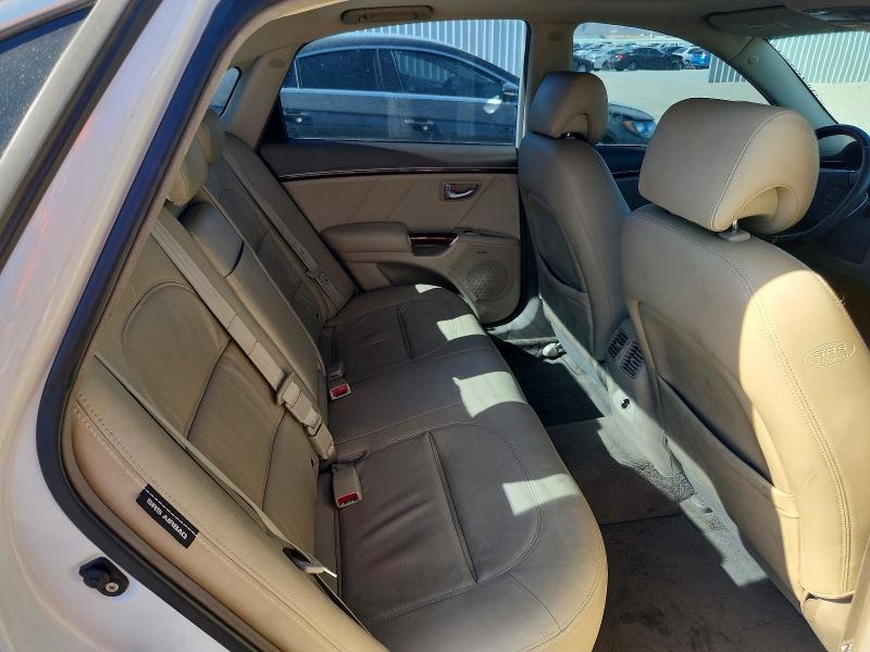 Photo 11 from auction – 2008 HYUNDAI AZERA with VIN KMHFC46FX8A309240
