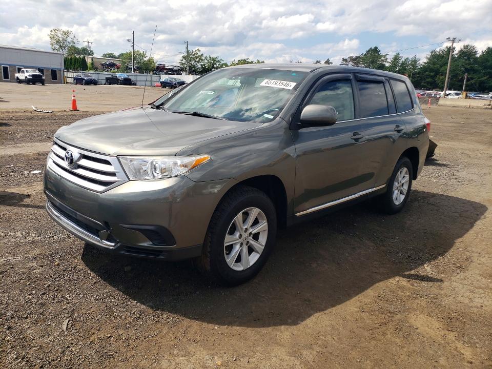 TOYOTA HIGHLANDER 2012 with VIN 5TDBK3EH8CS144142 - Photo from auction