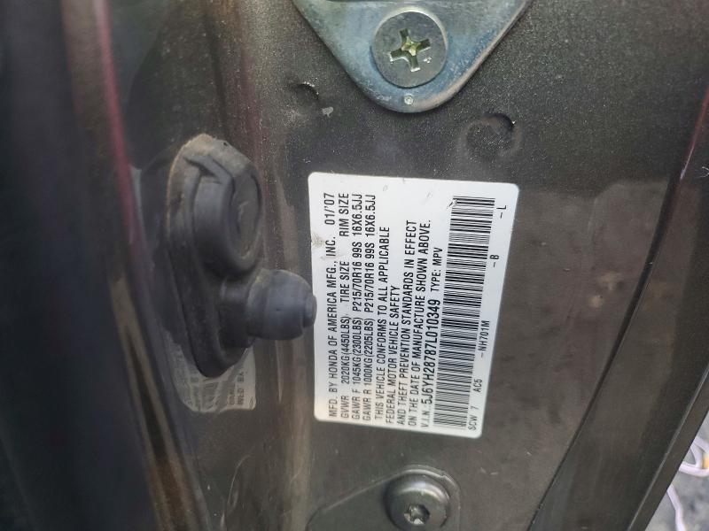 Photo 14 from auction – 2007 HONDA ELEMENT with VIN 5J6YH28787L010349