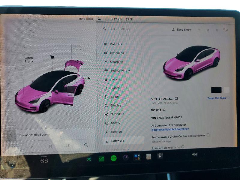 Снимка 9 от търг – 2018 TESLA MODEL 3 с VIN 5YJ3E1EA6JF109135