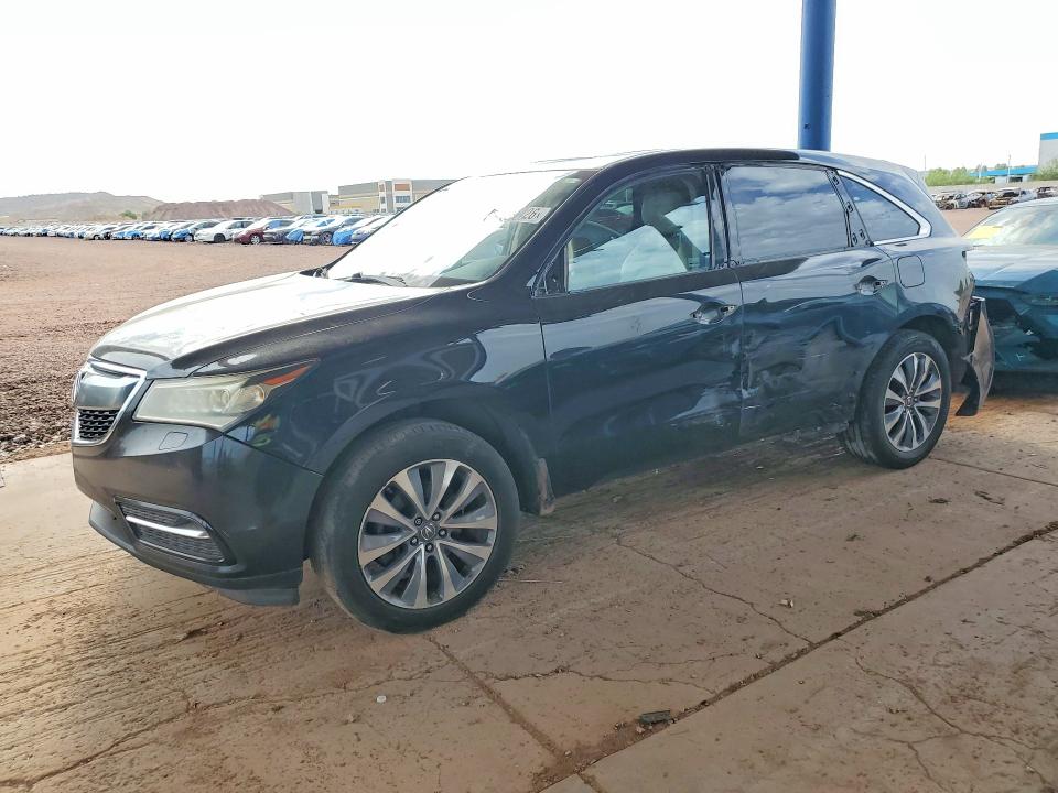 ACURA MDX 2016 with VIN 5FRYD4H44GB509220 - Photo from auction