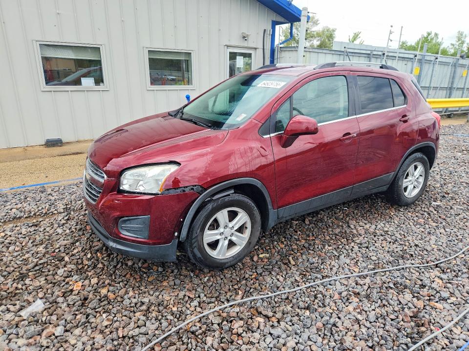 CHEVROLET TRAX 2016 with VIN 3GNCJLSBXGL213441 - Photo from auction