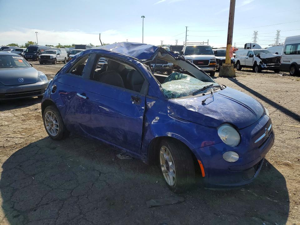 Photo 4 from auction – 2013 FIAT 500 with VIN 3C3CFFAR1DT689992