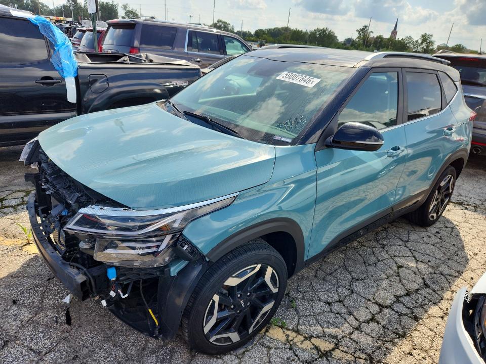 KIA SELTOS 2024 with VIN KNDETCA70R7572913 - Photo from auction