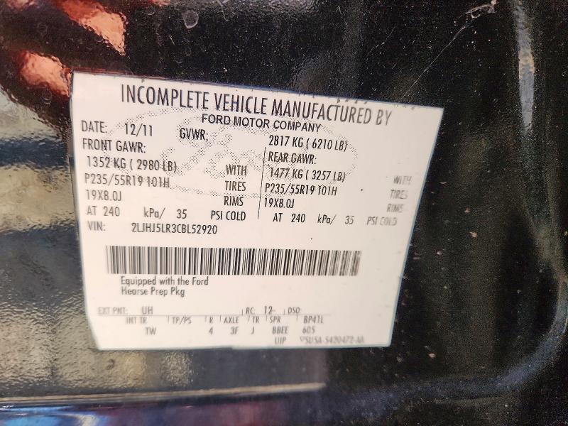 Photo 14 from auction – 2012 LINCOLN MKT with VIN 2LJHJ5LR3CBL52920