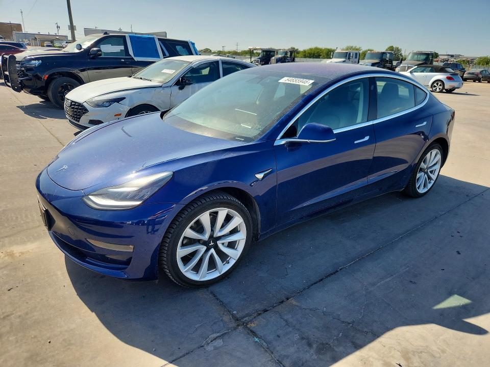 TESLA MODEL 3 2018 with VIN 5YJ3E1EA2JF018170 - Photo from auction