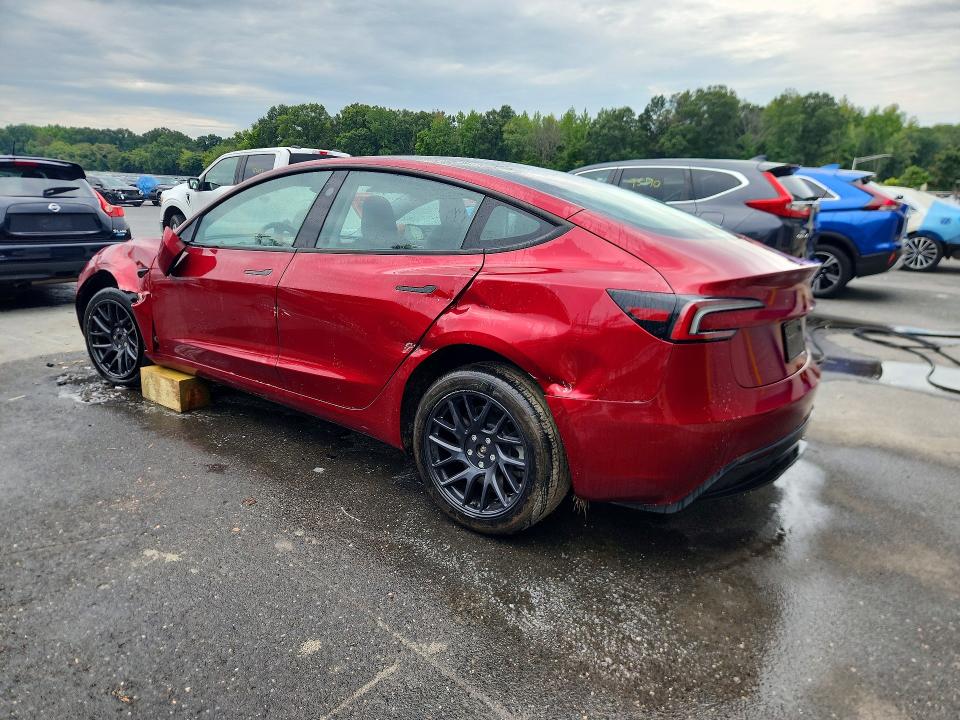 Фото 2 с аукциона – 2025 TESLA MODEL 3 с VIN 5YJ3E1EB0SF017528